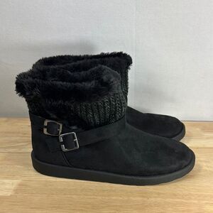 Life Stride Flurry Cold Weather Boots Black Size 9 M- NIB